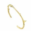 Shaun Leane Yellow Gold Vermeil Rose Thorn Bangle In Gold