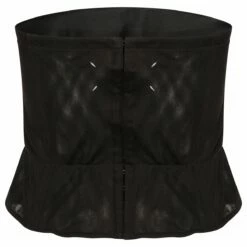Maison Margiela Mesh Corset In Black