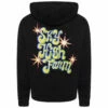 Sky High Farm Kangaroo Pocket Logo Print Hoodie In Black