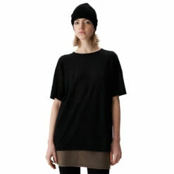 So Good To Wear New Orleans Cashmere Round-Neck T-Shirt In Black