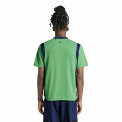 Adidas X Wales Bonner Football T-Shirt In Green -Hervia Shop hervia.com wb ftbl shirt col. vivgrn 1699285973IT9782 6 APPAREL On Model Back View white