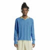 Adidas X Wales Bonner Knit Long-Sleeve Football Top In Blue