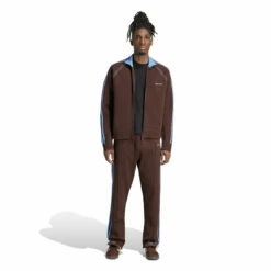 Adidas X Wales Bonner Track Suit Pants In Burgundy -Hervia Shop hervia.com wb knit tp col. mysbrn 1699287014IT9787 7 APPAREL On Model Standard Outfit View white