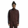 Adidas X Wales Bonner Statement Knit Track Top In Burgundy