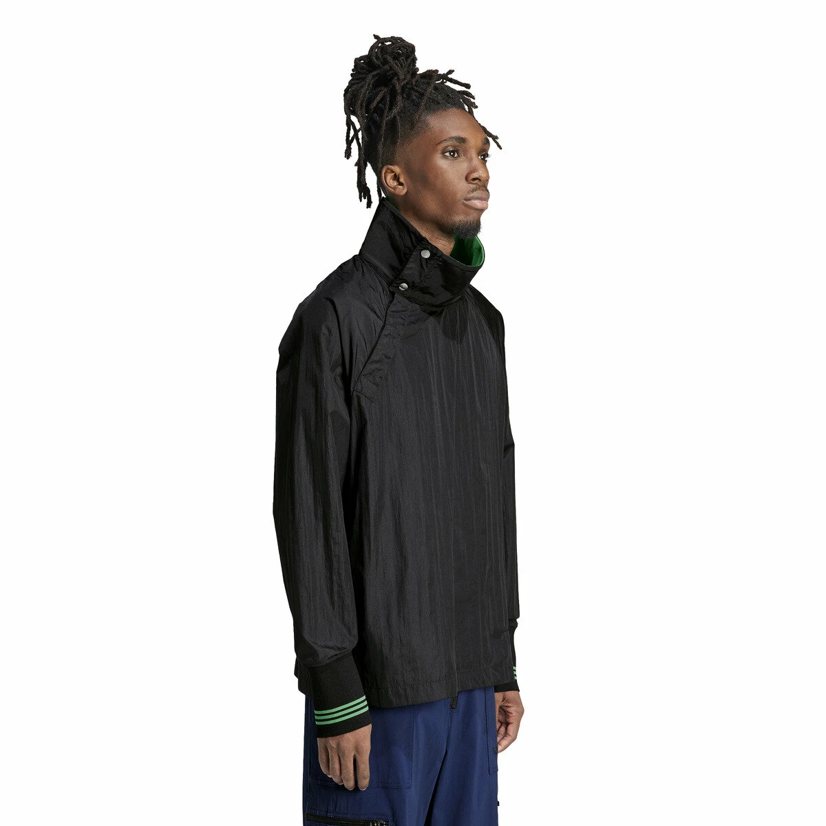 Adidas X Wales Bonner Statement Nylon Track Top In Black 3 Adidas X Wales Bonner Statement Nylon Track Top In Black - Image 3