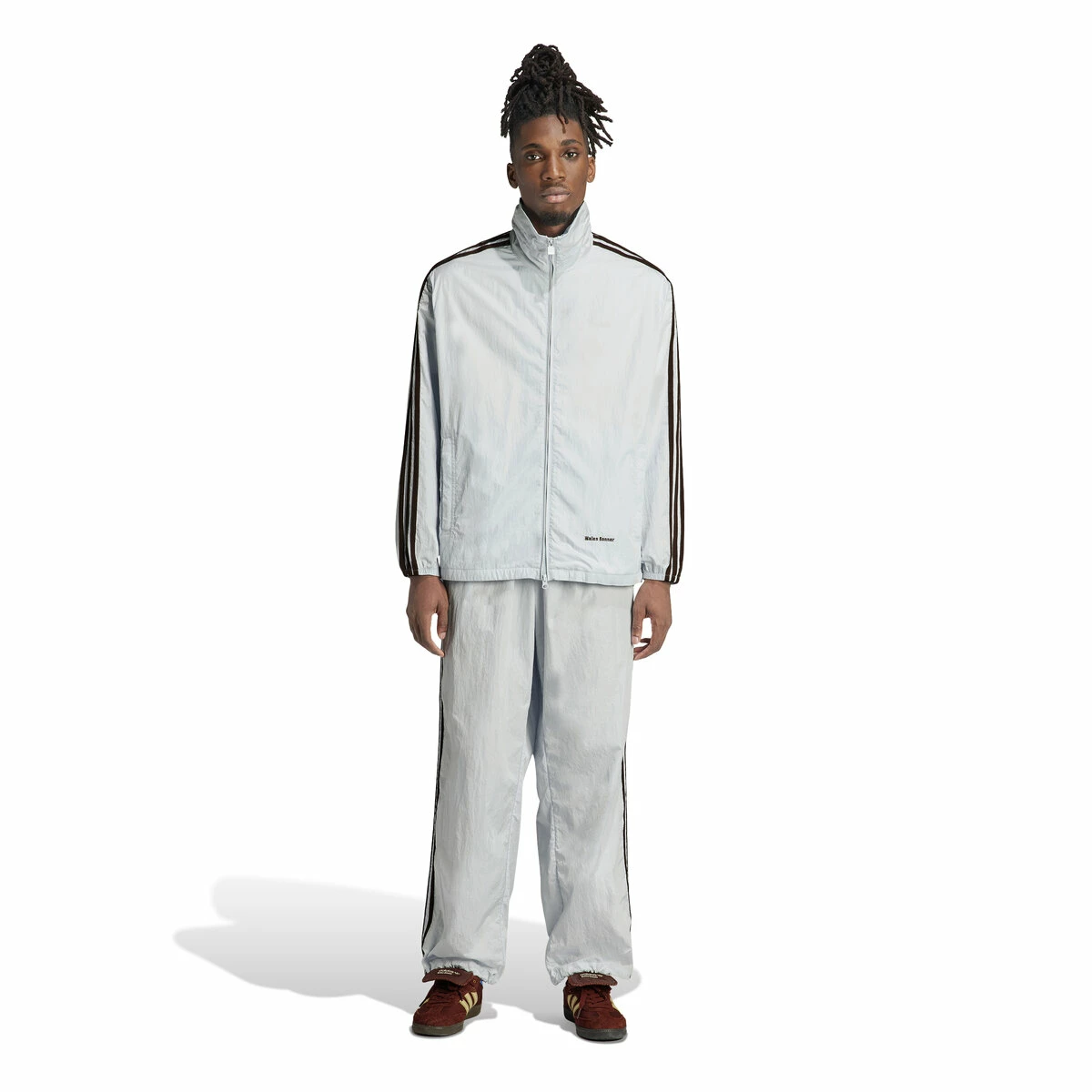 Adidas X Wales Bonner Statement Nylon Track Top In White 5 Adidas X Wales Bonner Statement Nylon Track Top In White - Image 5