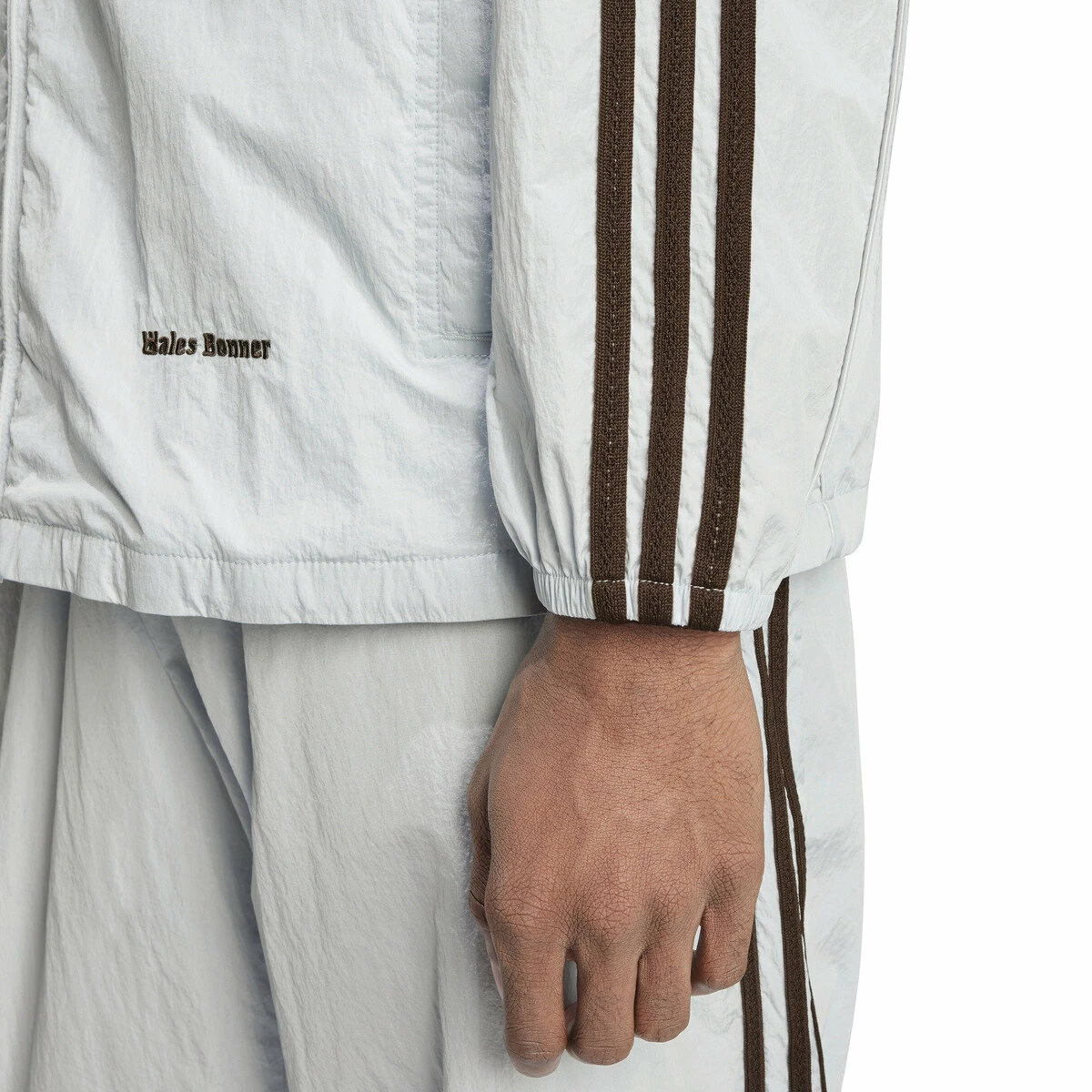 Adidas X Wales Bonner Statement Nylon Track Top In White 7 Adidas X Wales Bonner Statement Nylon Track Top In White - Image 7