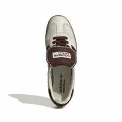 Adidas X Wales Bonner Samba Pony Tonal Sneakers In White -Hervia Shop hervia.com wb pony tonal samba col. cwhite mysbrn cwhite 1699281324IE0586 3 FOOTWEAR Photography Top Portrait View white