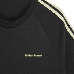 Adidas X Wales Bonner Statement Graphic Tee In Black -Hervia Shop hervia.com wb s s tee col. black 1699282258IM8402 4 APPAREL Photography Detail View 1 white