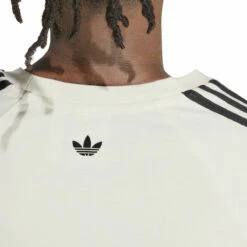 Adidas X Wales Bonner Statement Graphic Tee In White -Hervia Shop hervia.com wb s s tee col. cwhite 1699287263IT9788 9 APPAREL On Model Detail View 1 white