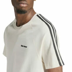 Adidas X Wales Bonner Statement Graphic Tee In White -Hervia Shop hervia.com wb s s tee col. cwhite 1699287266IT9788 10 APPAREL On Model Detail View 2 white