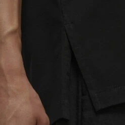 Y-3 3-Stripes Short Sleeved T-Shirt In Black -Hervia Shop hervia.com y 3 h63065 3s ss tee col. black owhite 3 stripes short sleeved t shirt 1691584295H63065 8 APPAREL On Model Detail View 2 white