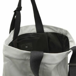 Y-3 Utility Tote In Talc -Hervia Shop hervia.com y 3 ij9892 y 3 ut tote col. talc 1690550192IJ9892 4 HARDWARE Photography Front Inside View white