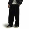 Y-3 Velvet Spacer Cuffed Pants In Black