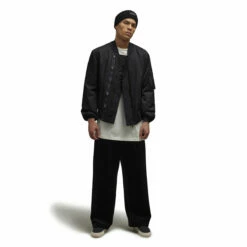 Y-3 Velvet Spacer Cuffed Pants In Black 10 Y-3 Velvet Spacer Cuffed Pants In Black -Hervia Shop hervia.com y 3 il2147 velvet cuf pnts col. black y 3 velvet spacer cuffed pants 1691573702IL2147 6 APPAREL On Model Walking View white