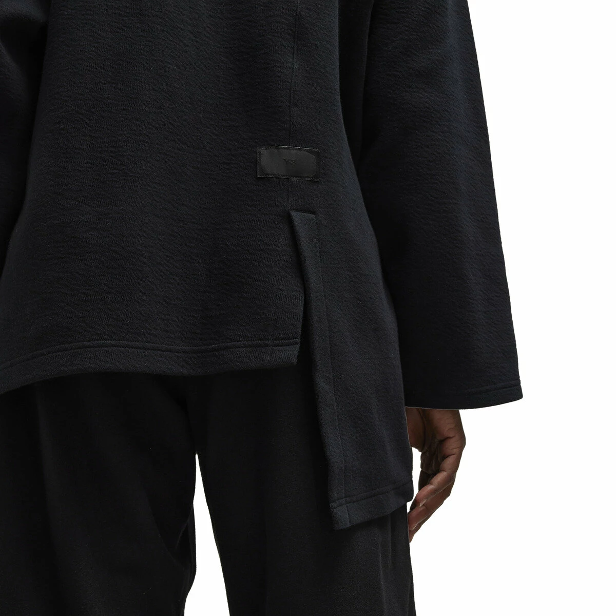 Y-3 Spacer Loose Long Sleeve Tee In Black 2 Y-3 Spacer Loose Long Sleeve Tee In Black - Image 2