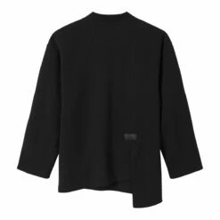 Y-3 Spacer Loose Long Sleeve Tee In Black