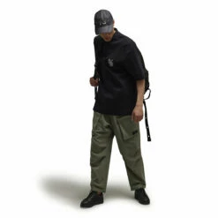 Y-3 Short Sleeve Rugby Shirt In Black -Hervia Shop hervia.com y 3 il4617 rugby ss shirt col. black black 1690553274IL4617 7 APPAREL On Model Walking View white