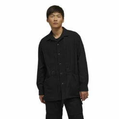Y-3 Wool Flannel Shirt In Black