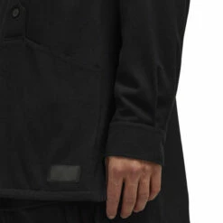 Y-3 Wool Flannel Shirt In Black 12 Y-3 Wool Flannel Shirt In Black -Hervia Shop hervia.com y 3 ip5562 flannel shirt col. black wool flannel shirt 1692035448IP5562 9 APPAREL On Model Detail View 2 white