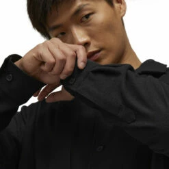 Y-3 Wool Flannel Shirt In Black 13 Y-3 Wool Flannel Shirt In Black -Hervia Shop hervia.com y 3 ip5562 flannel shirt col. black wool flannel shirt 1692035450IP5562 10 APPAREL On Model Detail View 3 white