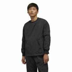 Y-3 Padded Crew Sweatshirt In Black