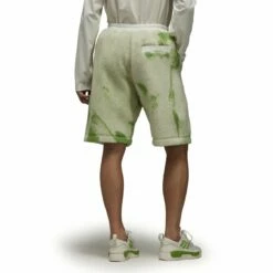 Y-3 Fuzzy Fleece Shorts In Off White -Hervia Shop hervia.com y 3 ip7668 fleece shorts col. owhite tmrvgr fuzzy fleece shorts 1692035018IP7668 4 APPAREL On Model Back View white