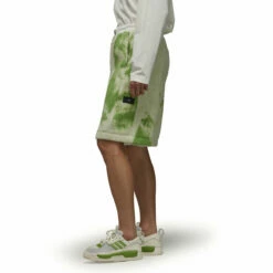 Y-3 Fuzzy Fleece Shorts In Off White -Hervia Shop hervia.com y 3 ip7668 fleece shorts col. owhite tmrvgr fuzzy fleece shorts 1692035020IP7668 5 APPAREL On Model Side View white