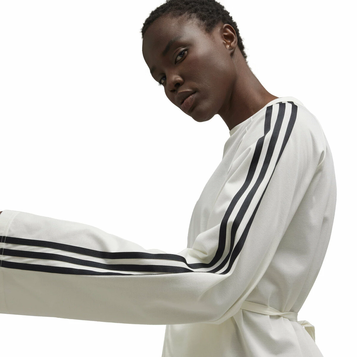 Y-3 Sail Closure T-Shirt In Off White 4 Y-3 Sail Closure T-Shirt In Off White - Image 4