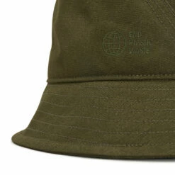 Y-3 Y-3 Bucket Hat In Khaki -Hervia Shop hervia.com y 3 iq3395 y 3 bucket hat col. ngtcar 1693577384IQ3395 4 HARDWARE Photography Detail View 2 white