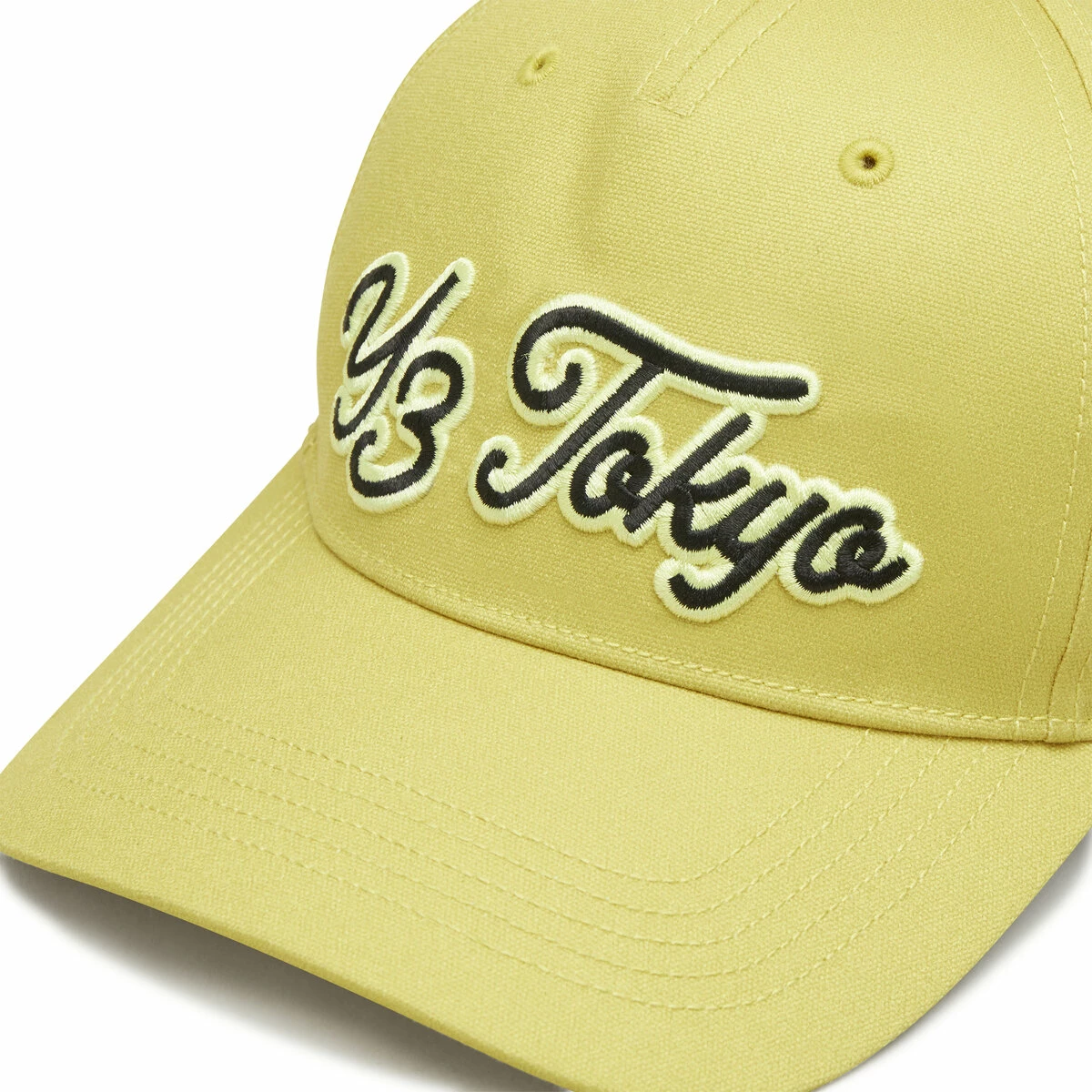 Y-3 Y-3 Logo Cap In Yellow 2 Y-3 Y-3 Logo Cap In Yellow - Image 2