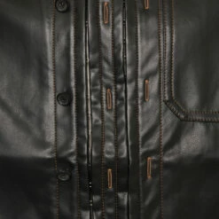 Y/Project Hook And Eye Leather Shirt In Black -Hervia Shop hervia.com y project shirt75 s25 f444 hook and eye leather shirt col. black hook and eye leather shirt 1698408593745957078808 1