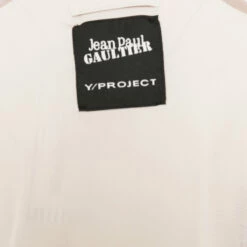 Y/Project X Jean Paul Gaultier Trompe Loeil Y Belt Denim Maxi Dress In Black / White -Hervia Shop hervia.com y project trompe loeil y belt denim maxi dress 1681812494DSC00761