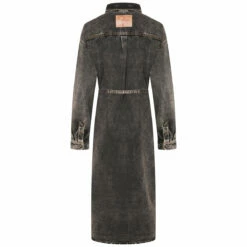 Y/Project Paris' Best Patch Denim Dress In Vintage Black