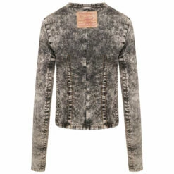 Y/Project Paris' Best Patch Slim Denim Jacket In Vintage Black