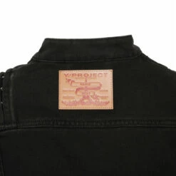 Y/Project Hook And Eye Denim Moto Jacket In Rust -Hervia Shop hervia.com y project wjack32 s25 d15 hook and eye denim moto jacket col. light rust hook and eye denim moto jacket 1698415205745957083833 2