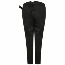 Yohji Yamamoto High Waisted Lace-up Trousers In Black