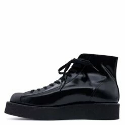 Yohji Yamamoto High Gloss Demi Boots In Black -Hervia Shop hervia.com yohji yamamoto high gloss demi boots 1662105245Z t 9Lsg