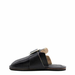 Youths In Balaclava Unisex Spinal Buckle Sandal In Black