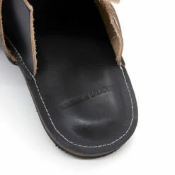 Youths In Balaclava Unisex Spinal Buckle Sandal In Black -Hervia Shop hervia.com you07sh102 unisex spinal sandal leather col. black 1681832834YOU07SH102 1 4