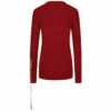 Ys By Yohji Yamamoto Wool Rib Knit In Red