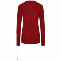 Ys By Yohji Yamamoto Wool Rib Knit In Red
