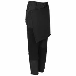 Ys By Yohji Yamamoto Apron Panel Trousers In Black