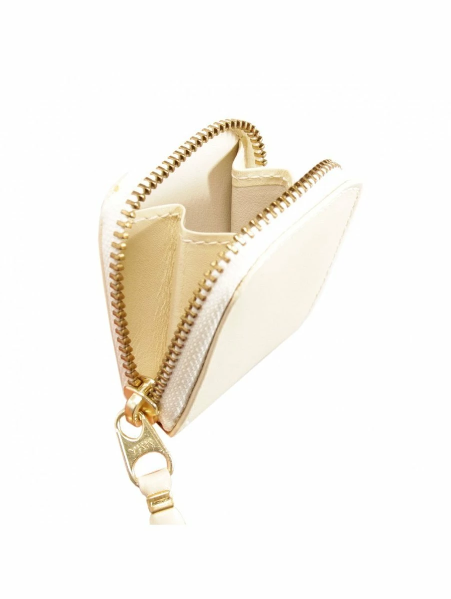Comme Des Garçons Wallet SA4100 Small Coin Purse White In White 1 Comme Des Garçons Wallet SA4100 Small Coin Purse White In White