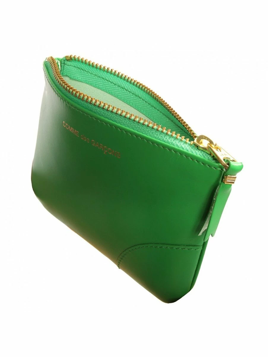 Comme Des Garçons Wallet SA8100 Classic Zipped Wallet Green In Green 3 Comme Des Garçons Wallet SA8100 Classic Zipped Wallet Green In Green - Image 3