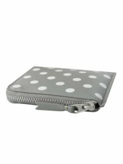 Comme Des Garçons Wallet SA3100PD Polka Dot Zipped Wallet Grey In Grey -Hervia Shop httpswww.hervia.comimagesproductszoom1394209046 59013600