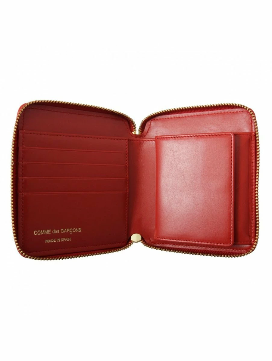 Comme Des Garçons Wallet SA2100PD Polka Dot Wallet Red In Red 1 Comme Des Garçons Wallet SA2100PD Polka Dot Wallet Red In Red