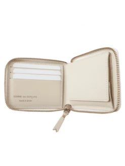 Comme Des Garçons Wallet SA7100 Classic Line Wallet White In White
