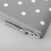 Comme Des Garçons Wallet SA8100PD Polka Dot Printed Wallet Grey In Grey