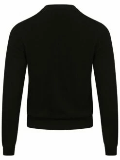 Comme Des Garçons PLAY N049 Gold Heart Cardigan In Black